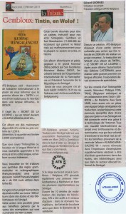 LA TRIBUNE - 13 Février 2013